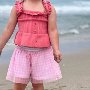 Janie & Jack Peplum top